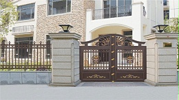 别墅围墙庭院大门使用铝艺材料有什么好处呢？