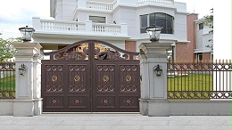 关于别墅庭院铝艺大门的优点解析