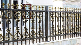 锌钢围墙防护栏杆的喷塑处理，让它质量更好