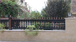 别墅高档住宅就选铝艺围墙庭院护栏